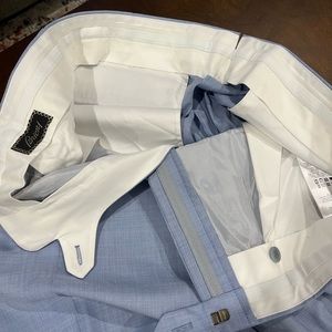 BRIONI SKY BLUE DRESS PANTS